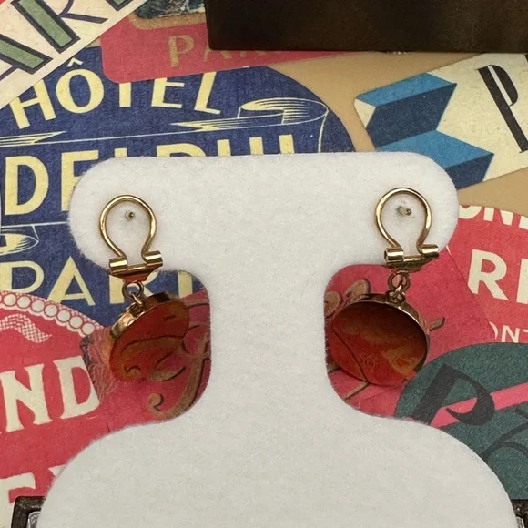 Elegant 18k Gold Chinese Dangle Earrings Earrings